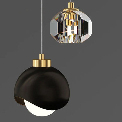 Arvo Modern Crystal Mini Pendant Light for Bedroom & Dining Room